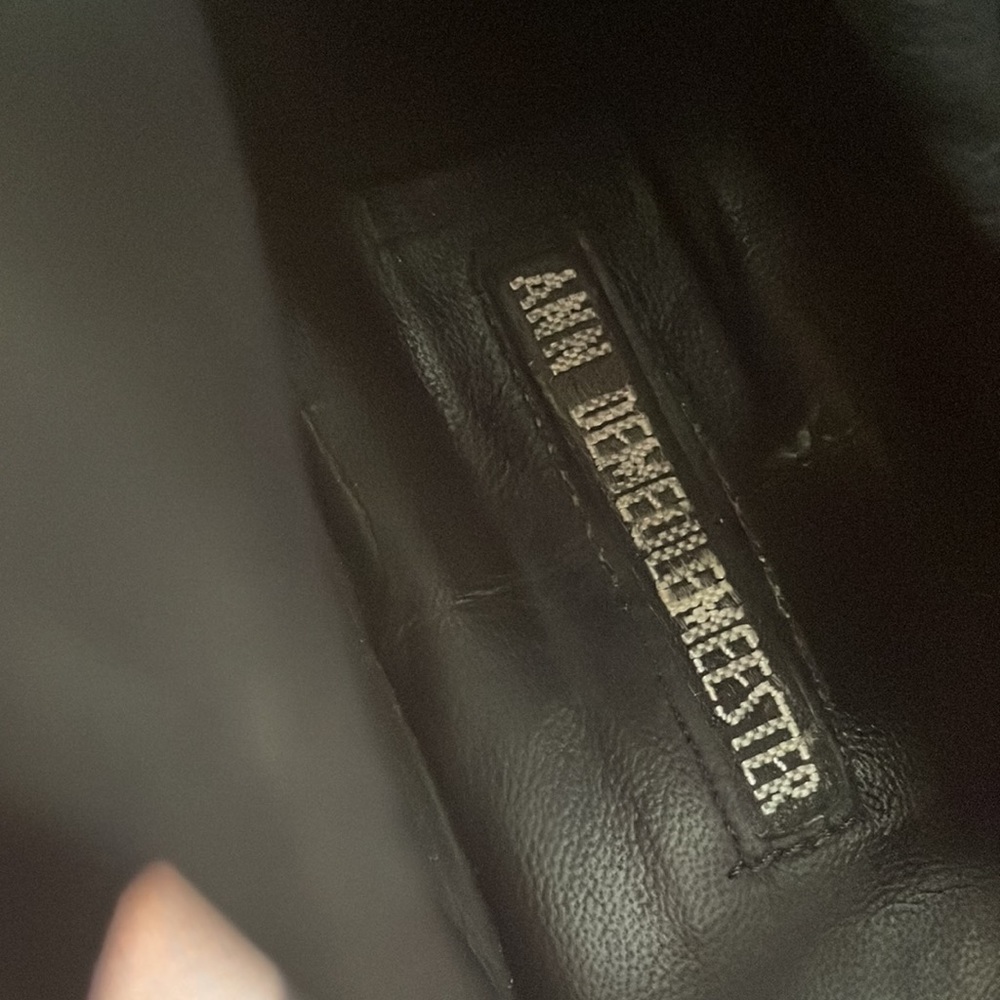 Ann demeulemeester gladiator leather sandal wedges - Picture 4 of 8